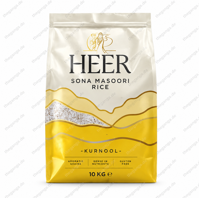 HEER SONA MASOORI RICE 10 kg
