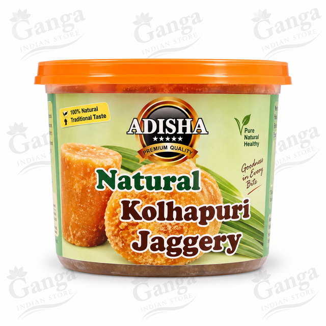 ADISHA NATURAL KOLHAPURI JAGGERY (YELLOW) 500g