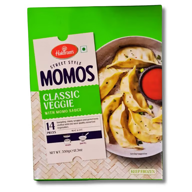 HALDIRAM FROZ. MOMOS CLASSIC
VEGGIE 350g