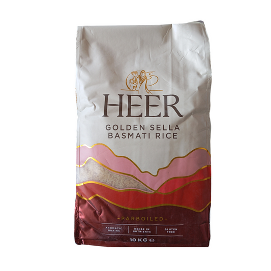 HEER GOLDEN SELLA BASMATI RICE 10 kg