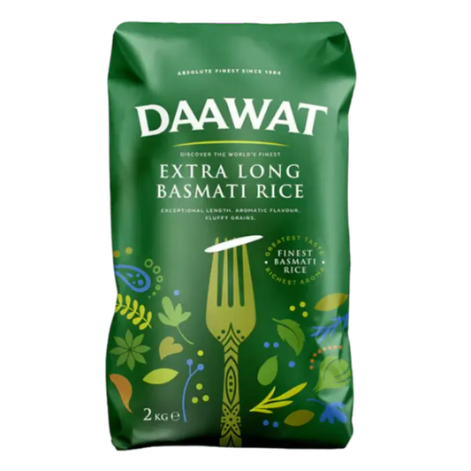 DAAWAT EXTRA LONG BASMATI RICE 2KG