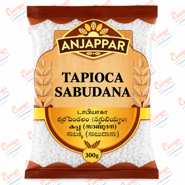 ANJAPPAR SAGO (TAPIOCA LARGE) 300g