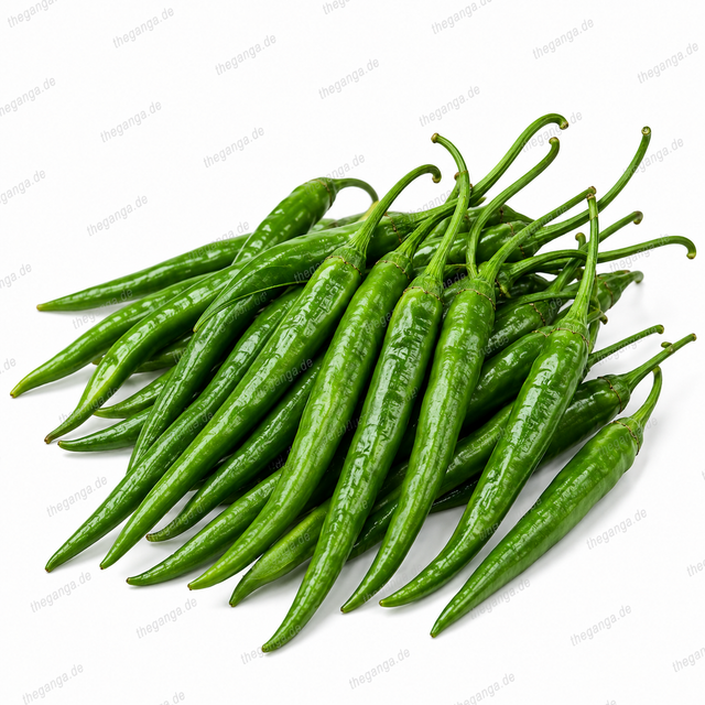 Green Chillies - Mirchi - हिरवी मिर्ची 300 gm